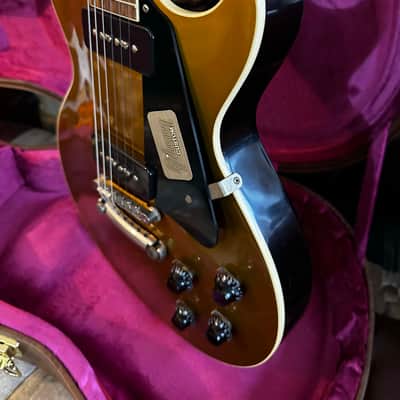 Gibson Les Paul Custom Shop 1956 Historic RI Rare Black/Gold VOS 2016 Gold Top R6 image 11