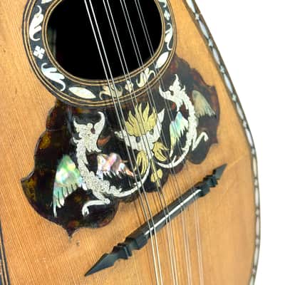 C.A. Kisslinger Decorated Curved-Ribs Mandolin, 1901 image 6