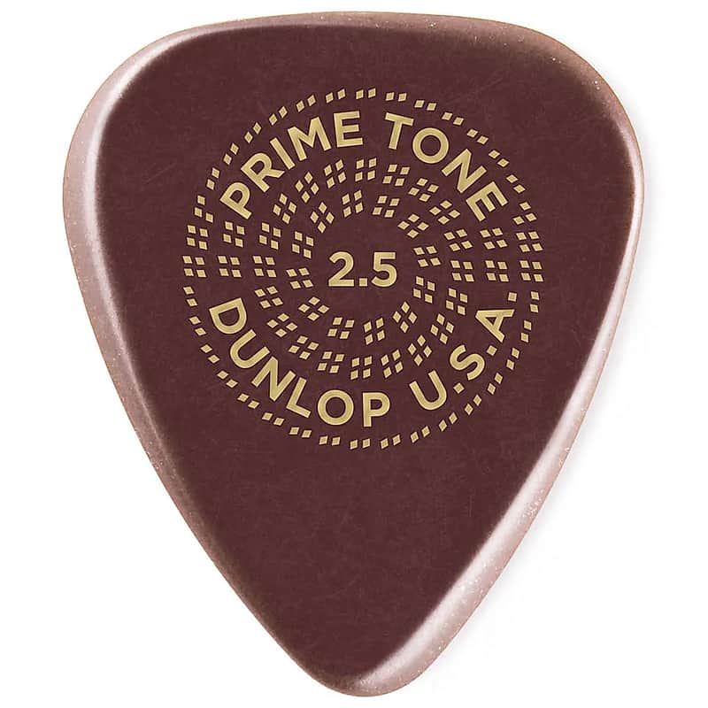 Dunlop 511P25 Primetone Standard Smooth 2.5mm Guitar Picks (3-Pack) image 1