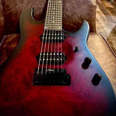 Cutlass by Music Man Jason Richardson Signature Cutlass HT 7 2024 - 2025 - Venetian Red image 3