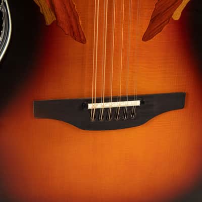 Ovation 2758AX-NEB-G Pro Series Standard Elite 12-String Deep Contour Acoustic-Electric Guitar New England Burst image 11