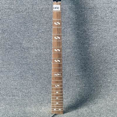 Blue 4 String Bass Basswood Body with Maple Neck image 5