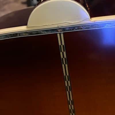 RARE Epiphone inspired by Gibson j-200 vine custom Burst image 10