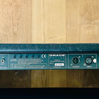 Grace Design Model 201 2-Channel Microphone Preamp 1997 - 2005 - Silver image 3