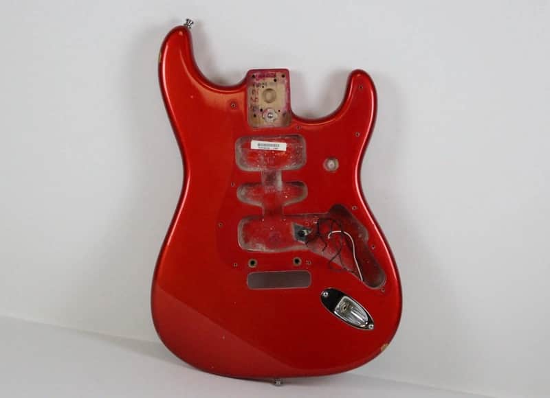 2002 Vintage Fender Stratocaster American Standard Crimson Red BODY USA image 1