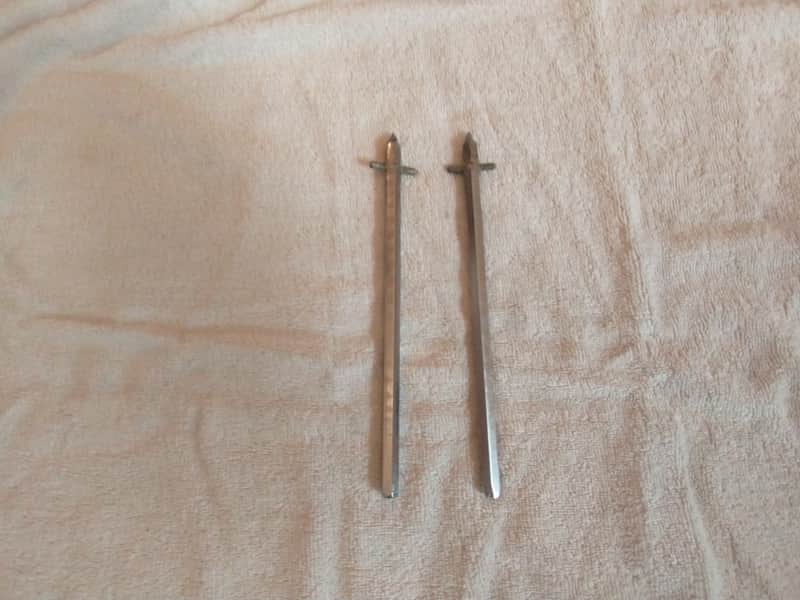 Rogers (2) Rogers bass drum legs spurs, holiday Cleveland era very clean image 1
