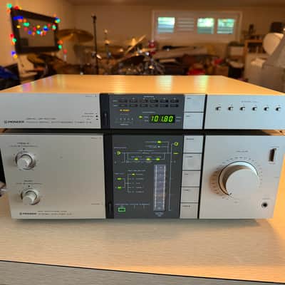 Vintage Pioneer A-9 Amplifier + F-9 Tuner Gold Fresh Service Near Mint 110 WPC🔥 image 2