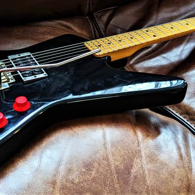Kramer Voyager 1981 Mod Refin Ebony W/Hard Case image 9