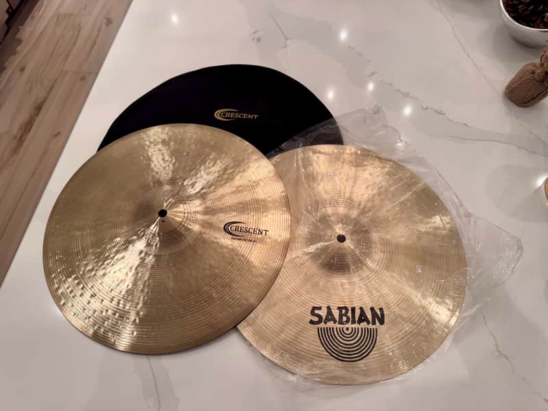 Sabian Crescent 15” Stanton Moore Fat Hats Hi Hat Cymbals - Mint