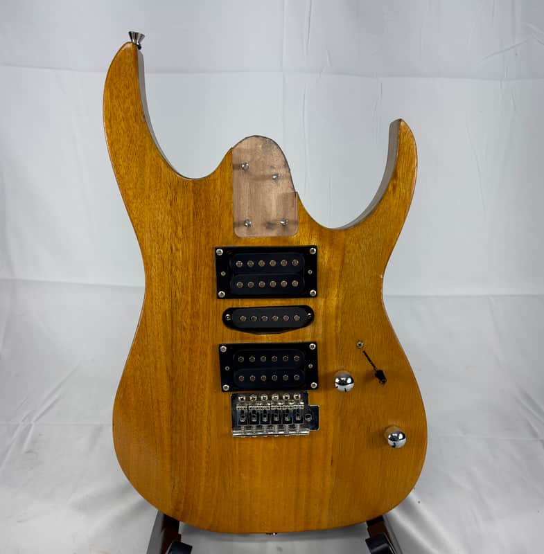 Unbranded RG Style Electric Guitar Body Loaded - Natural image 1