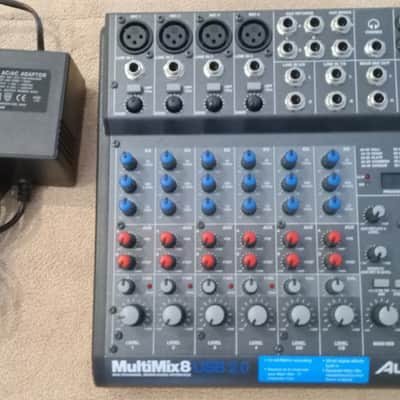 Alesis MultiMix 8 USB 2.0 FX 8-Channel Mixer with Effects 2010s - Black image 6