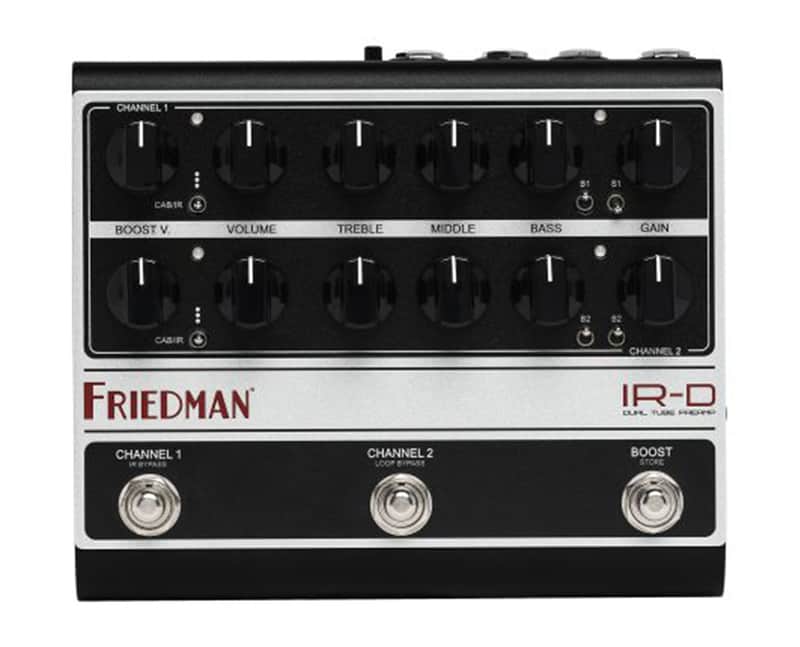 Friedman IR-D 2-Ch Tube Preamp DI/IR Pedal Based on Dirty Shirley Amp image 1