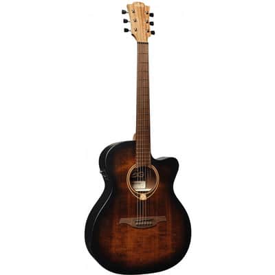 Lag T70ACE-B&B | Auditorium Cutaway Acoustic-Electric, Black & Brown. New with Full Warranty! image 2
