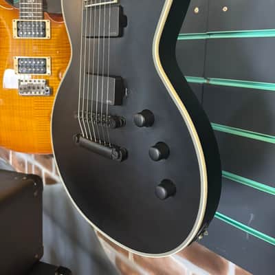 ESP LTD EC-407 Satin Black 7-String Electric Guitar image 5