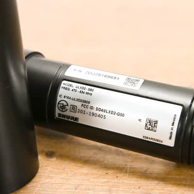 Shure ULXD2/SM58 Digital Handheld Transmitter w/ SM58 Capsule - G50 Band CG012NX image 10