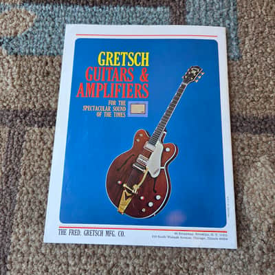Vintage 1965 Gretsch Guitars & Amplifiers Catalog #32! Chet Atkins, White Falcon! Rare, Original Case Candy! image 13