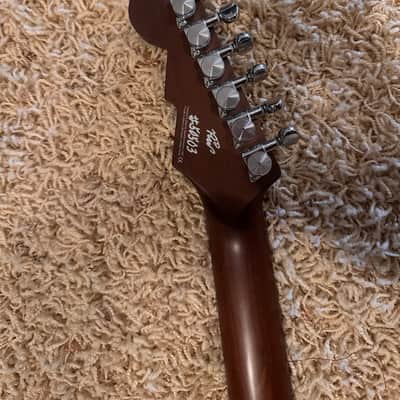 Reverend Kingbolt RA FM with Roasted Maple Neck 2010s - Blue Flame Maple image 5