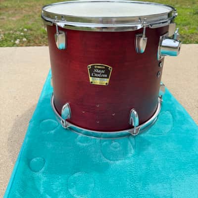 Yamaha 12x14 Stage Custom Standard Mounted Tom 2000s - Red Birch image 1