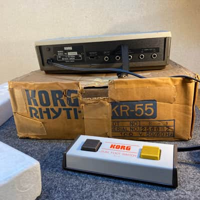Korg KR-55 Rhythm 55 1970s - Cream image 4