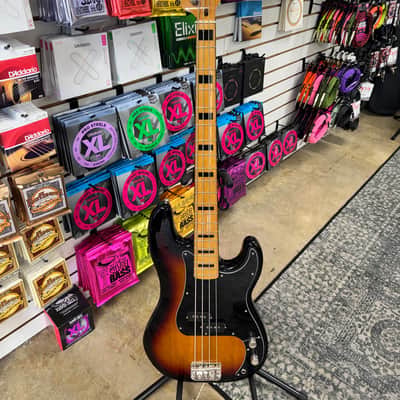 Squier Classic Vibe '70s Precision Bass - 3 Tone Sunburst image 1