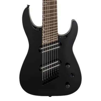 Used Jackson X Series Dinky Arch Top DKAF8 Multi-Scale - Gloss Black image 1