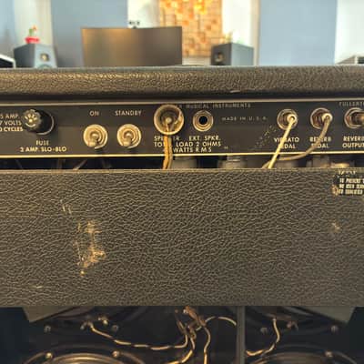 Fender Super Reverb 1963-1967 - Blackface - American Voltage image 3