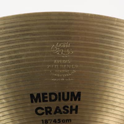 Zildjian 18" Avedis Medium Crash Cymbal Drums 3 lbs 10 oz image 3