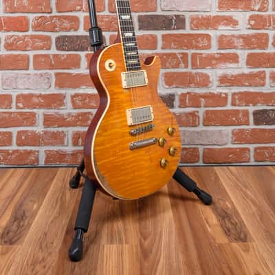 Gibson Custom Shop Les Paul Standard w/Brazilian Rosewood Fingerboard Tom Doyle "Time Machine" Lemon Burst Flame Maple Top 2017 w/OHSC image 3