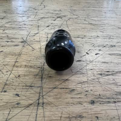 Vintage Henton Ebonite with Brass Table Alto Sax Saxophone mouthpiece image 3