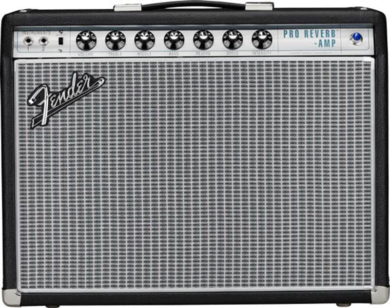 Fender 68 Custom Pro Reverb 112 Tube Combo Amp 40 Watts image 1