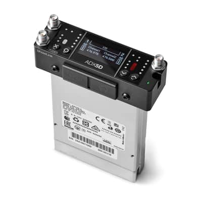 Shure ADX5D=-A Axient 2-Channel Portable Wireless Receiver image 3