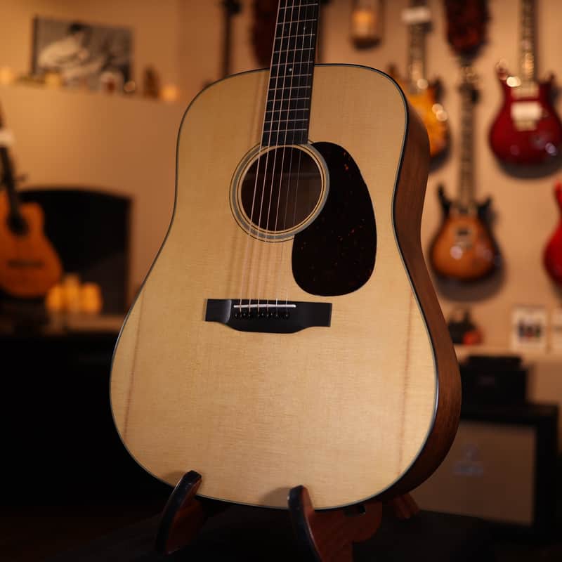 Martin D-18 Satin Standard Series Acoustic Guitar - Satin Natural with Aging Toner 7718 image 1