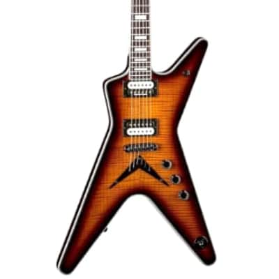 Dean ML Select Flame Top Electric Guitar, Trans Brazilian, ML SEL FM TBZ image 3