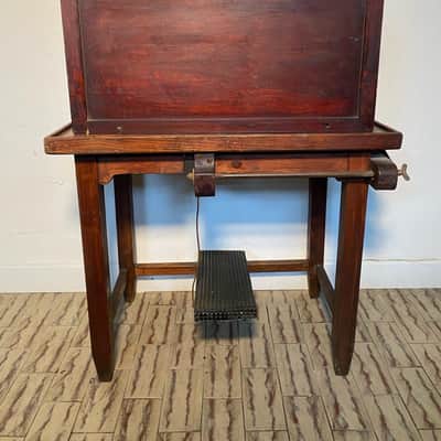 armonium old antique - Rinomata Fabbrica Guidavoci e Harmonium, Bertazzi Pietro, Lonato (Brescia) image 2