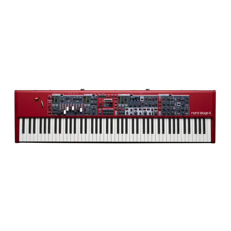 Nord Stage 4 88 Key Fully Weighted Keyboard with Triple Sensor Keybed and Physical Drawbars with LED Indicators image 1