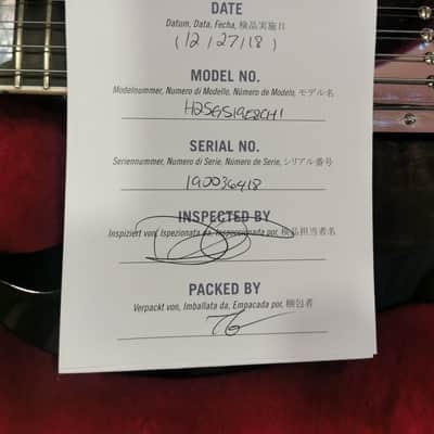 Gibson HP SG Modern TBF 2019 - Trans Black Fade image 7