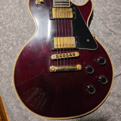 Gibson Les Paul Custom 1979 - Wine Red image 4