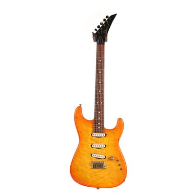 1983 Charvel San Dimas Birdseye Maple Body Sunburst image 3