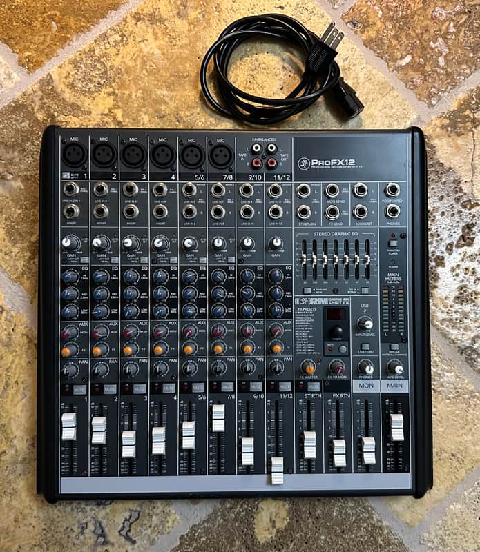 Mackie ProFX12 Professional 12-Channel Mixer w/ Effects and USB I/O image 1