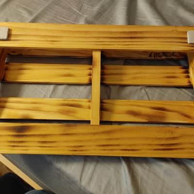 Hand-Crafted Wooden Pedalboard image 2