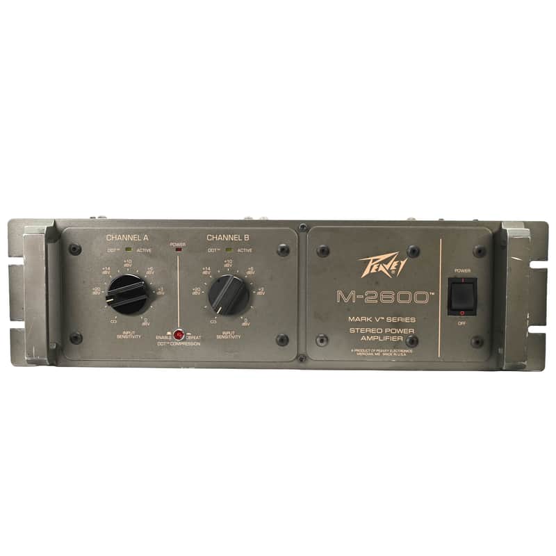 Peavey M-2600 Mark V (USA) Stereo Power Amplifier image 1