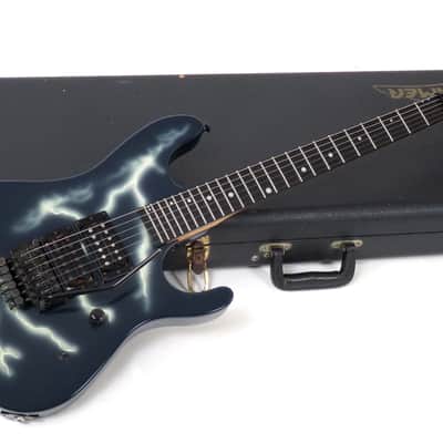 1989 Kramer Nightswan - Lightning Bolt Graphic - Vivian Campbell Signature Model - Original Case image 4