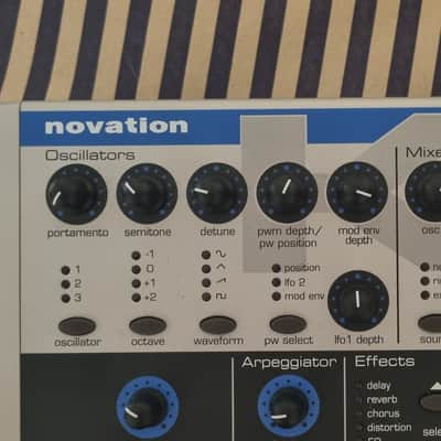 Novation K Station 25-Key 8-Voice Synthesizer 2001 - Silver