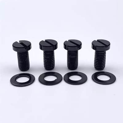 Black Les T-REM II Tremolo System – Vibrato Bridge for Custom 6-String Electric Guitars, Stop Tail Fit image 2