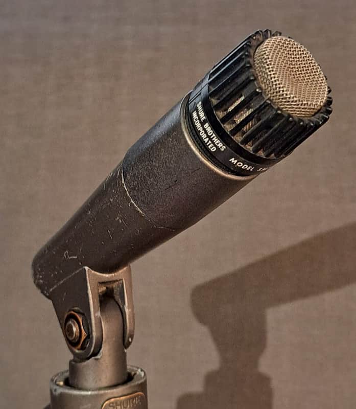 SHURE SM56 UNIDYNE III MICROPHONE W/CLIP - 1977 (USED) image 1