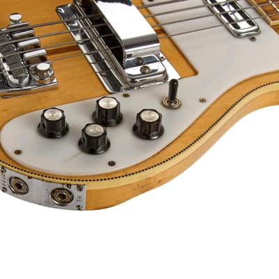 Rickenbacker 4001 Mapleglo / Checkerboard Binding (Pre-Owned, 1973, VG+) #ME 2174 image 5