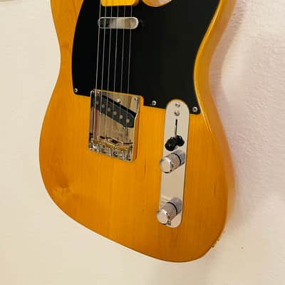 Partscaster By Rocker C Guitars ‘51 Telecaster Style USA & MIJ Parts Nitro Lacquer 2026 - Trans Amber Nitro Lacquer image 10