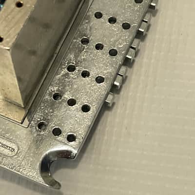 1980's Era Original Floyd Rose Made in Germany Chrome Tremolo Bridge Vibrato Set (R2 Nut & Retainer Bar) image 15