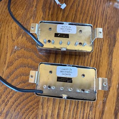 Gibson CTS Chrome Burstbucker Lead 61 and Rhythm 61 PAF Alnico Humbucker Pickups and Quick Connect Wiring Harness Kit:  Push-Pull Pots, Coil Splits, Phase, Pure Bypass - Hand Wound in USA image 5
