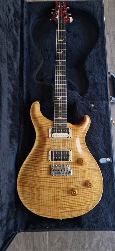 PRS Custom 24 1988 Signed #218 - BRAZILIAN - Vintage Yellow RARE image 1